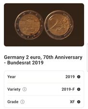 Commemorative coins 2019german usato  Como