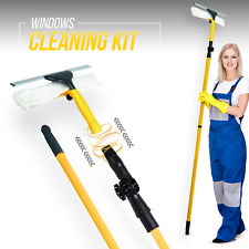 Telescopic Squeegee Cleaner 3.5 meter Window Glass Cleaning Kit Extendable Pole for sale  Shipping to South Africa