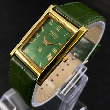 Relógio de pulso masculino japonês Seiko quartzo fino nova bateria números romanos tamanho 04 comprar usado  Enviando para Brazil