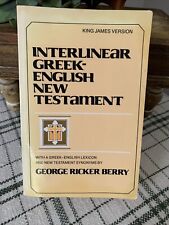 Interlinear greek english for sale  Senoia
