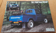 Usado, DAIHATSU FOURTRAK 4X4 pickup folleto de ventas del Reino Unido, 4x4 pick-up segunda mano  Embacar hacia Argentina