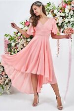 Stunning peach dress for sale  HORLEY