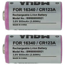Batterie 16340 cr123a usato  Spedire a Italy