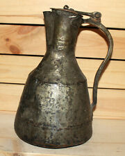 Used, Antique 19c folk hand made copper pitcher jug for sale  Shipping to South Africa