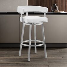 white leather stool for sale  Lakewood