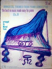 Käytetty, IMMORTAL THEMES FROM PIANO CONCERTOS NO. 9 TAPA BLANDA 1 ENERO 1966 MUSIC SHEET myynnissä  Leverans till Finland
