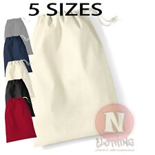 Cotton drawstring bag for sale  RUSHDEN