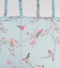 Dunelm Voile Curtain Panel Beautiful Birds Duck Egg Tie On 150 x 137cm SINGLE for sale  Shipping to South Africa