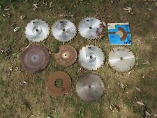 Huge Sears Craftsman Kromedge Chrome Nickel Moly Steel Saw Blades 10" sander Lot for sale  Shipping to South Africa