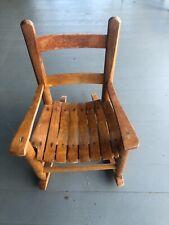 chair toddler rocking wooden for sale  Blairsville