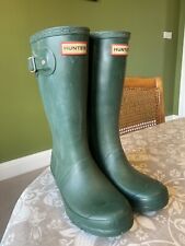 Hunter wellies green for sale  DUNMOW