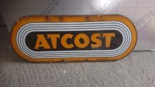 Vintage Atcost Enamel Sign, used for sale  Shipping to South Africa