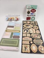 Used, Lot Scrapbooking Chipboard Heidi Grace Graphic 45 Assorted Themes New & Loose for sale  Shipping to South Africa
