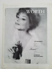 Worth Paris Nouveau 1959 atomizador de perfume recargable anuncio de fragancia segunda mano  Embacar hacia Mexico