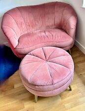 velvet chair loveseat for sale  SOLIHULL