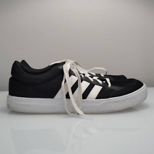 Juego de Zapatillas Adidas VS Negras Aw3890 Talla 8.5 Lona Icónico Skateboarding Informal segunda mano  Embacar hacia Argentina