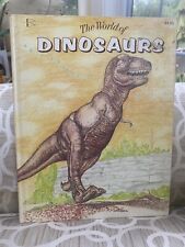 O mundo dos dinossauros vintage capa dura livro banner prensa  comprar usado  Enviando para Brazil