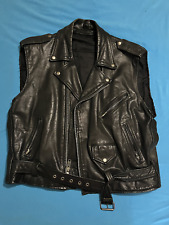 Heavy black leather for sale  Stone Mountain