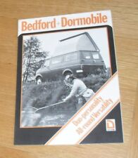 Bedford dormobile brochure for sale  SOUTHAMPTON