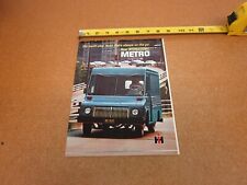 Used, 1965 1966 Metro Van IH International Harvester M1500 M1600 sales brochure 22 pg for sale  Shipping to Canada