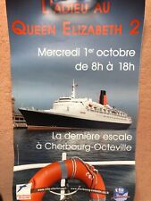 Affiche paquebot queen d'occasion  Angers-