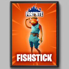 Fishstick fortnite poster for sale  CLACTON-ON-SEA