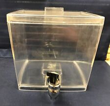 Preowned 6 Quart Square Plastic Beverage Dispenser with Spigot and Extra Spigot for sale  Shipping to South Africa