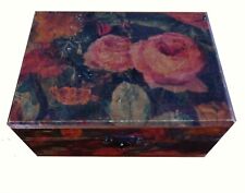 Antique wooden box for sale  LEIGHTON BUZZARD