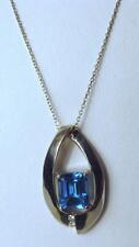 topaz blue necklace for sale  Clinton Township