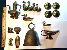 Brass Items- Finger chimes, Bell, Animal figurines ++ for sale  Shipping to South Africa