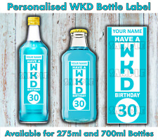Personalised blue wkd for sale  LANCASTER