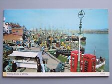 Postcard whitby fishing for sale  SHEFFIELD