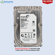 SEAGATE ST5000DX000 5TB 5900 RPM 128MB 6.0Gb/s SATA 3.5" Internal Desktop PC HDD for sale  Shipping to South Africa