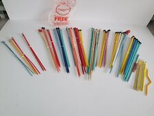Vintage Plastic Knitting Needles Job Lot Bundle Various Sizes for sale  Shipping to South Africa