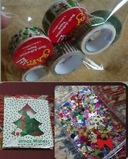 Christmas washi tapes for sale  DERBY