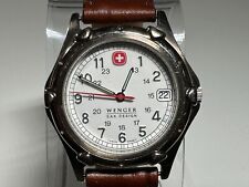 Vintage Relógio Suíço Wenger Data Militar 095.0695, Veja o Vídeo comprar usado  Enviando para Brazil