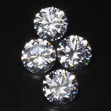 Lote de 10 diamantes redondos de corte brillante de 3,30 mm color blanco D VVS2 de 1,50 quilates segunda mano  Embacar hacia Argentina