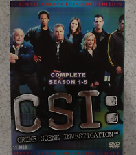 CSI: Crime Scene Investigation Temporada 1, 2, 3, 4 e 5 - DVD Região 1 - Conjunto Caixa comprar usado  Enviando para Brazil
