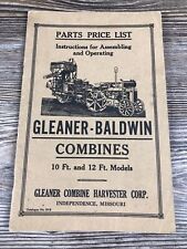 Vintage gleaner combine for sale  Onalaska
