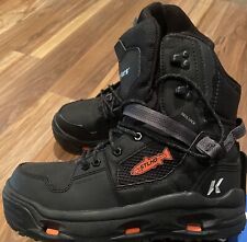 Korkers STLHD Terror Ridge Wading Boots M Size 10 Klingon Rubber soles for sale  Shipping to South Africa