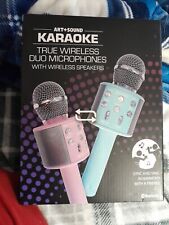 Art And Sound Karaoke True Wireless Dual Microphones With Wireless Speakers, used for sale  Shipping to South Africa