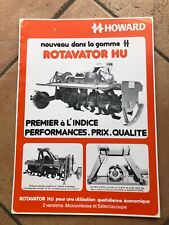 Brochure howard rotovator d'occasion  La Roche-sur-Yon