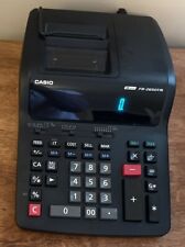 Usado, Calculadora de impressão Casio FR-2650TM máquina de adição de 12 dígitos troca fiscal - FUNCIONA comprar usado  Enviando para Brazil