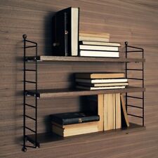 Used, String Pocket Wall Shelving System (Walnut/Black) No.1 for sale  Shipping to South Africa