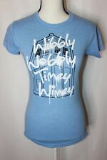 Dipple Junction Doctor Who "Wibbly Wobbly Timey Wimey" T-Shirt JUNIORS Size L for sale  Shipping to South Africa