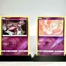 Pokemon Mewtwo and Mew - 2 Card Set - Reverse Rare Holos NM / Excellent, used for sale  Menlo Park