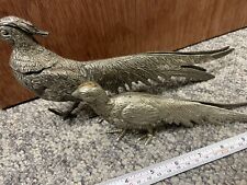Pair metal pheasant for sale  KNUTSFORD