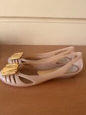 SALVATORE FERRAGAMO  PVC JELLY BERMUDA CUTOUT FLATS -SIZE 7 for sale  Shipping to South Africa