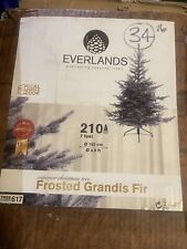 frosted christmas trees for sale  LONDON