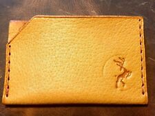 Minimalist wallet, cardholder. Genuine leather.  Completely handmade., używany na sprzedaż  PL